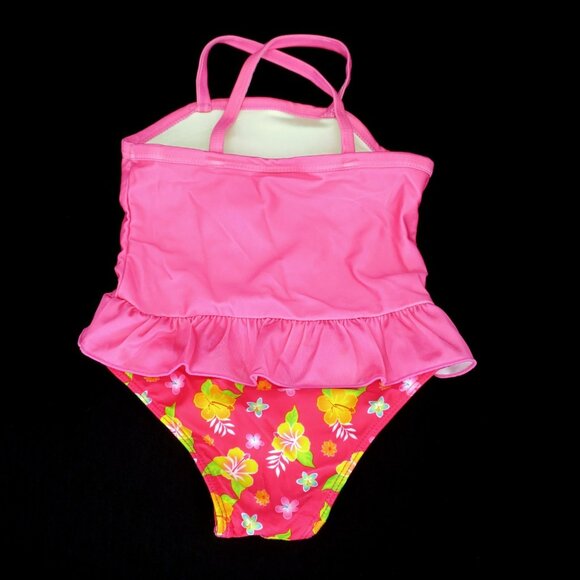 Vintage Y2K Dora The Explorer & Boots Swimsuit Bathing Suit Baby Infant 18 Mos - Picture 2 of 3